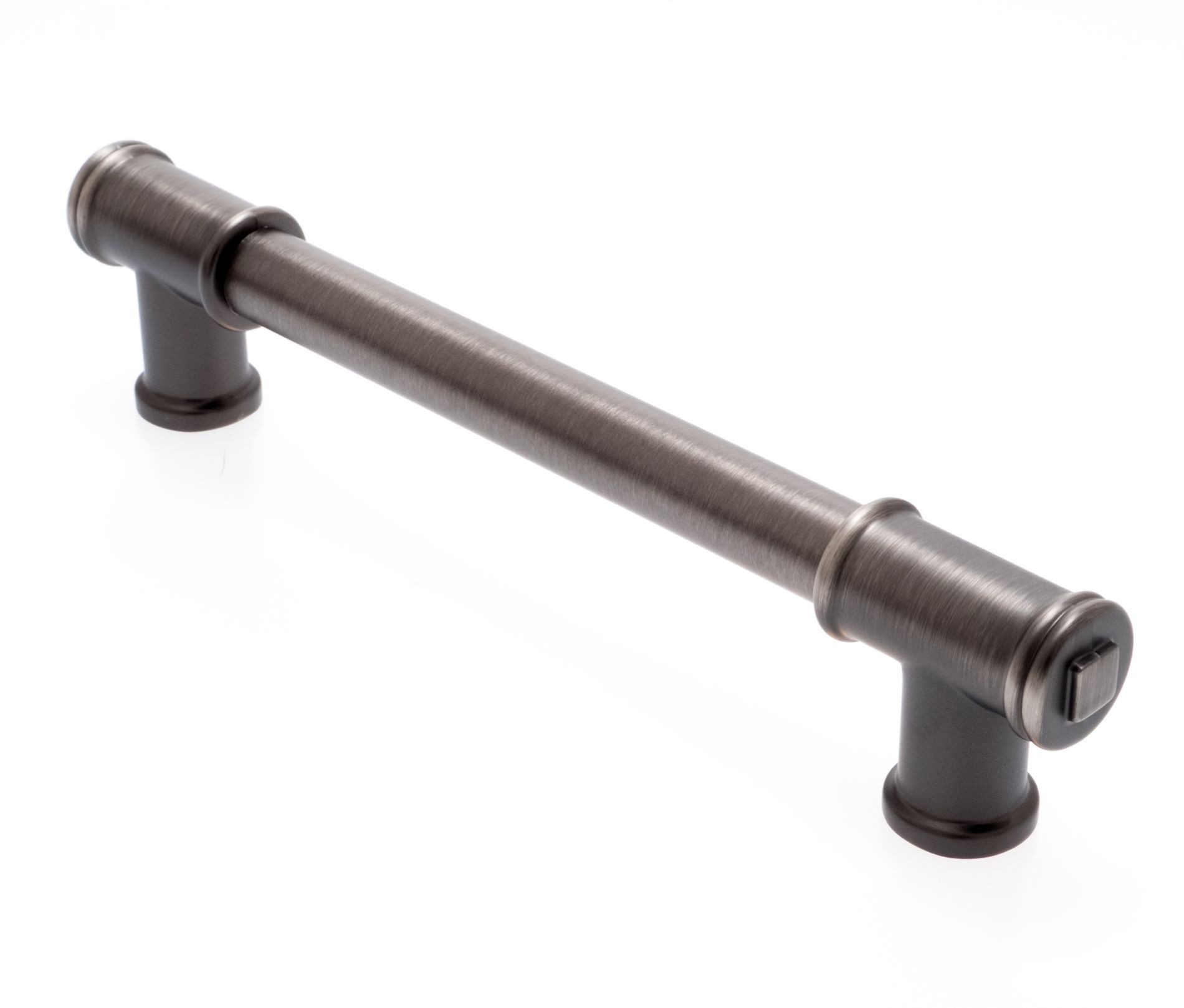 livingpoint24 Möbelgriff Möbelgriff BA 160mm Küchengriff dunkel gebürstet Industrial-Look (1-St., 19), Modern