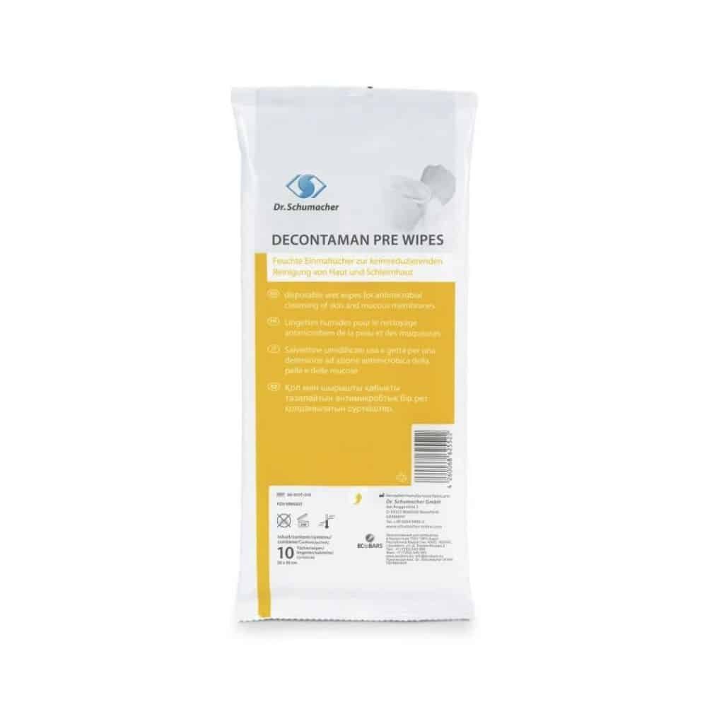 Dr. Schumacher EinmalWaschhandschuh Dr. Schumacher Decontaman Pre Wipes