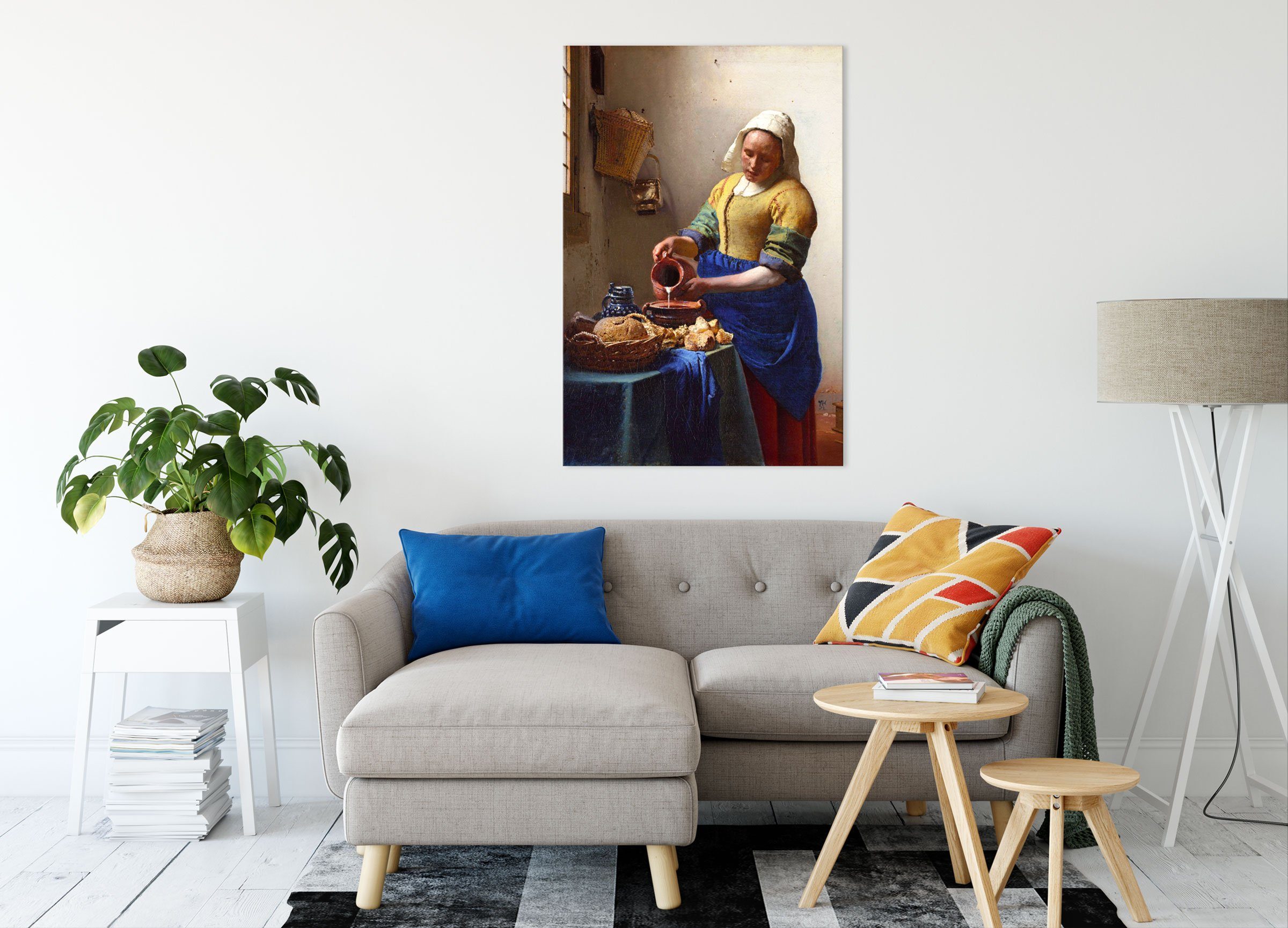 Pixxprint Leinwandbild Johannes Vermeer - Das günstig online kaufen