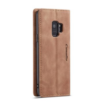 Tec-Expert Handyhülle Tasche Hülle für Samsung Galaxy S9, Cover Klapphülle Case mit Kartenfach Fliphülle aufstellbar