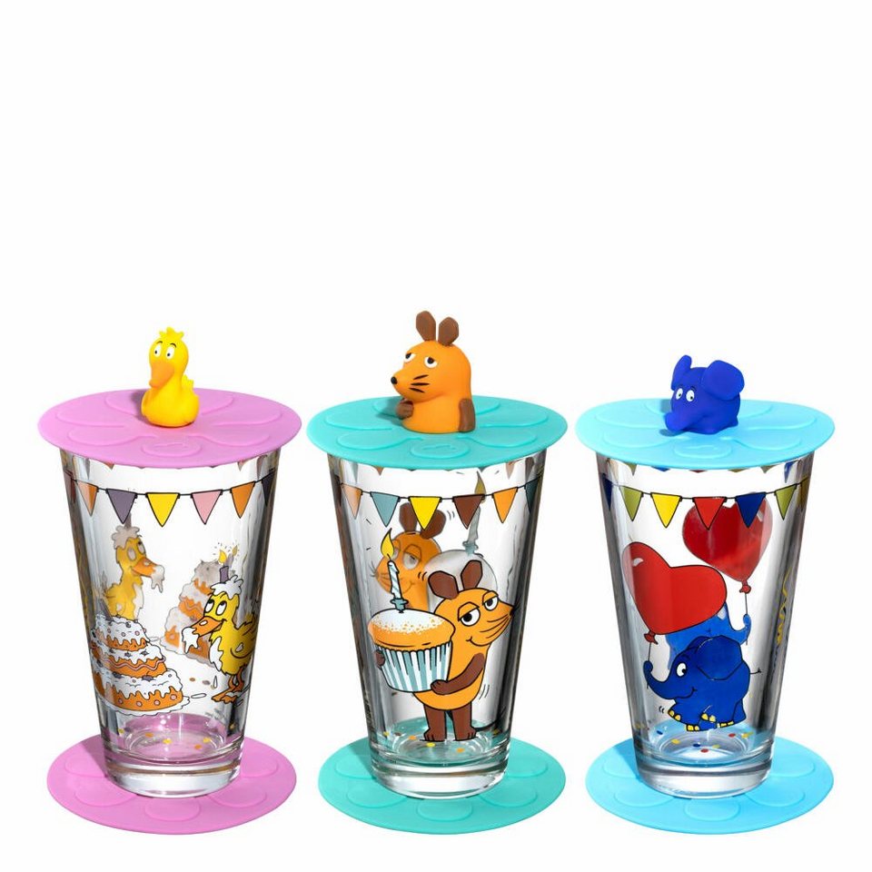 LEONARDO Gläser-Set Trinkset Bambini Party 9-tlg. 300 ml, Glas, ideal für den Alltag