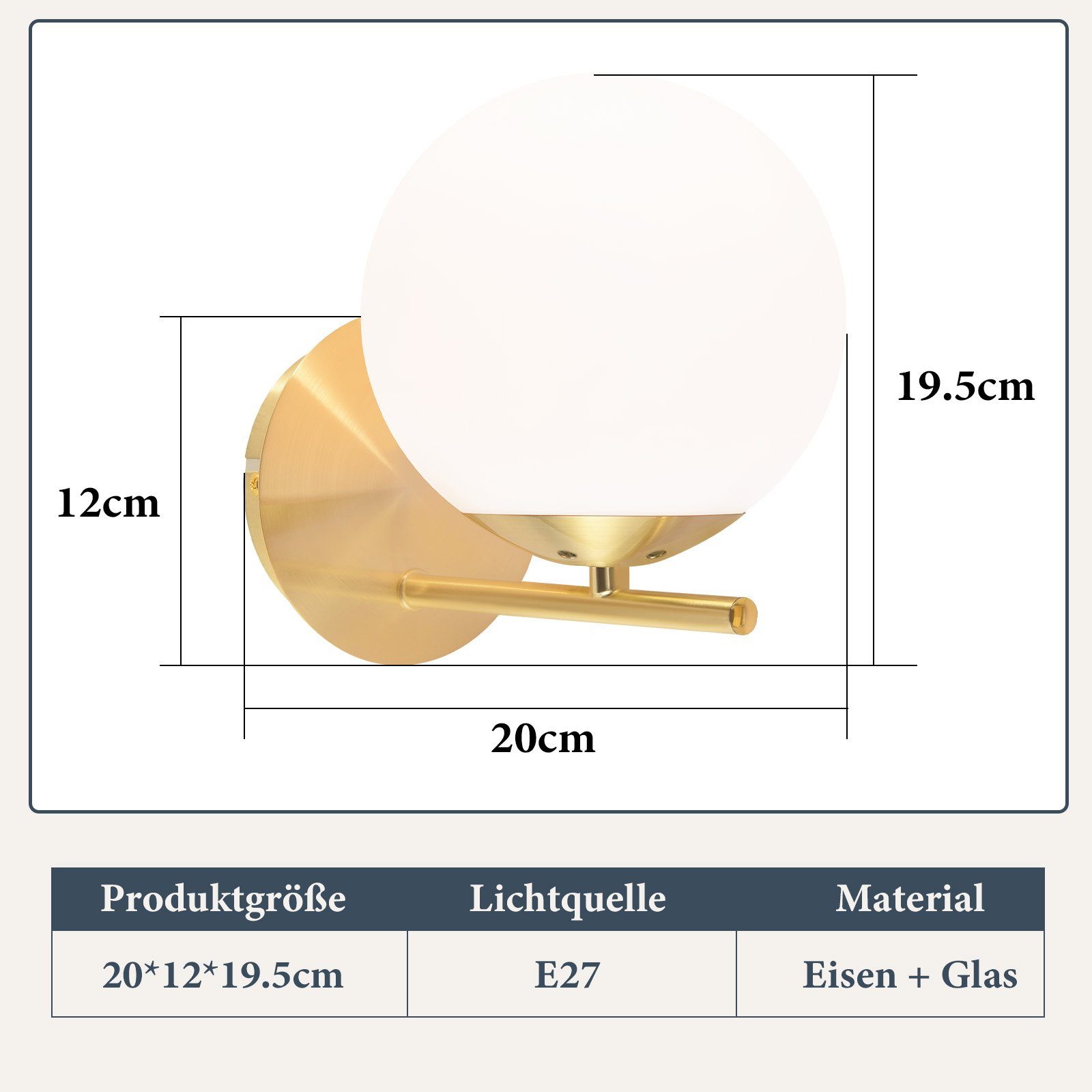 ZMH Wandleuchte Innen Wandlampe Moderne aus günstig online kaufen