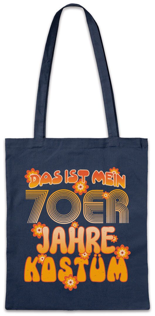 Urban Backwoods Beuteltasche Das ist mein 70er Jahre Kostüm Stofftasche Siebziger Hippie Fasching (1-tlg), Karneval Logo Verkleidung Fastnacht Fassenacht
