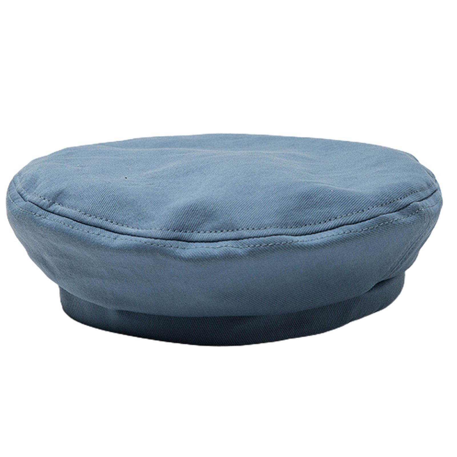 Blusmart Achteckige Baskenmütze Blau Modische Verstellbar, Freizeit-Baskenmütze,