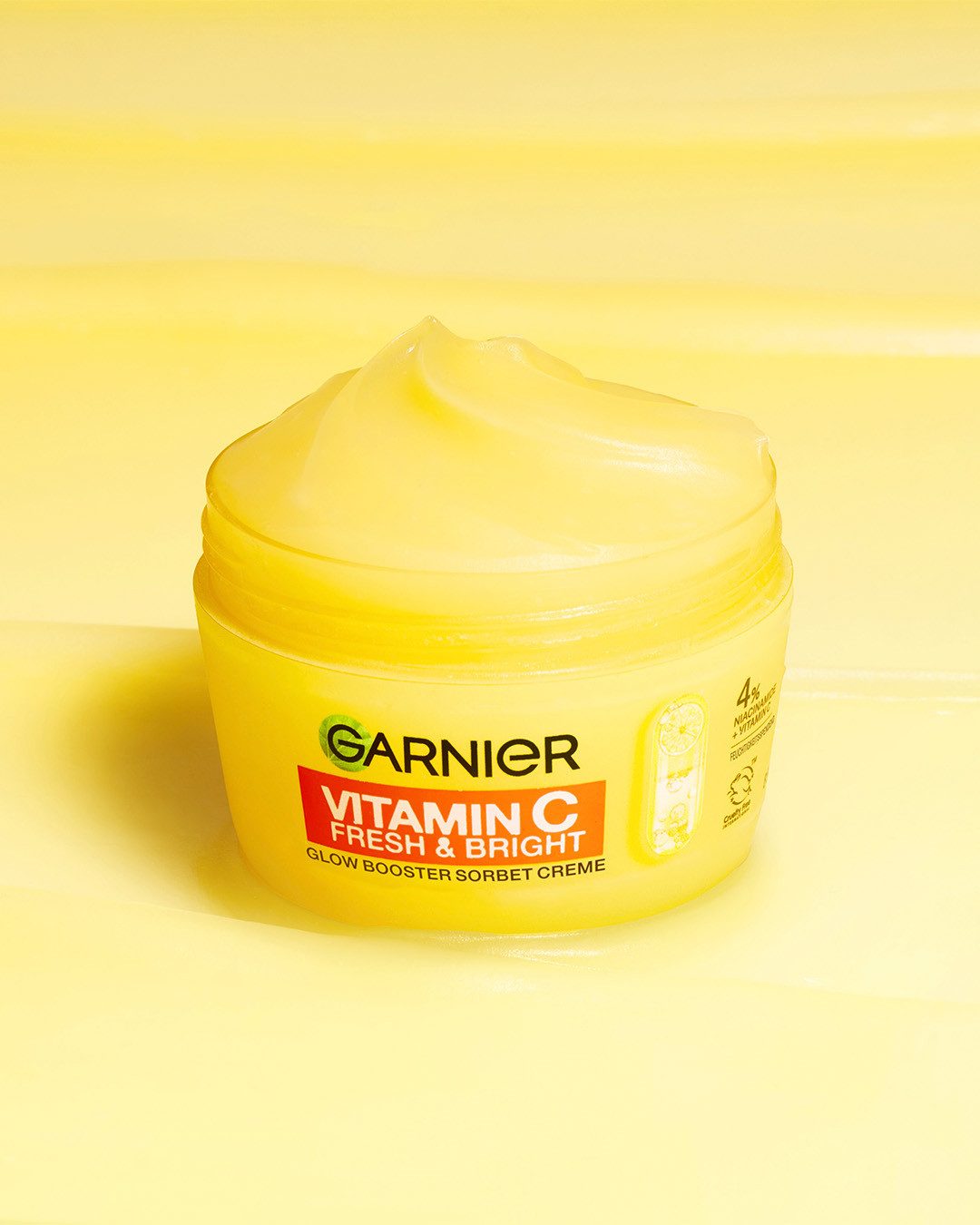 GARNIER Tagescreme VITAMIN C FRESH & BRIGHT GLOW BOOSTER SORBET CREME