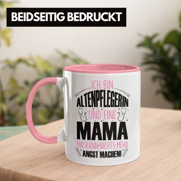 Trendation Tasse Altenpflegerin Tasse Geschenkidee für Mutter Lustiger Spruch Geschenk