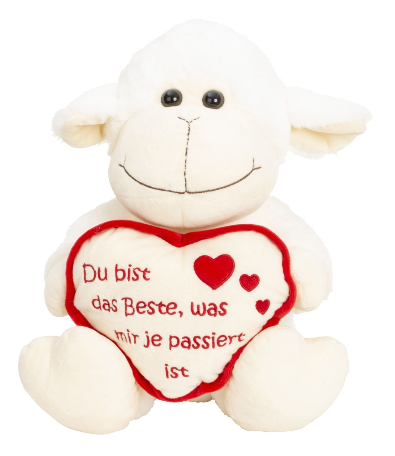LB H&F Lilienburg Dekofigur Dekofigur Plüschfigur Geschenk Männer Freundin Herz Liebe (Herzform Beste Kollegin Danke Freundin Freund Mann Frau Hochzeitsgeschenk Hochzeit Mama Herzkissen Mutter Verliebte Beste Geschenkidee Valentinstaggeschenk Valentinsges