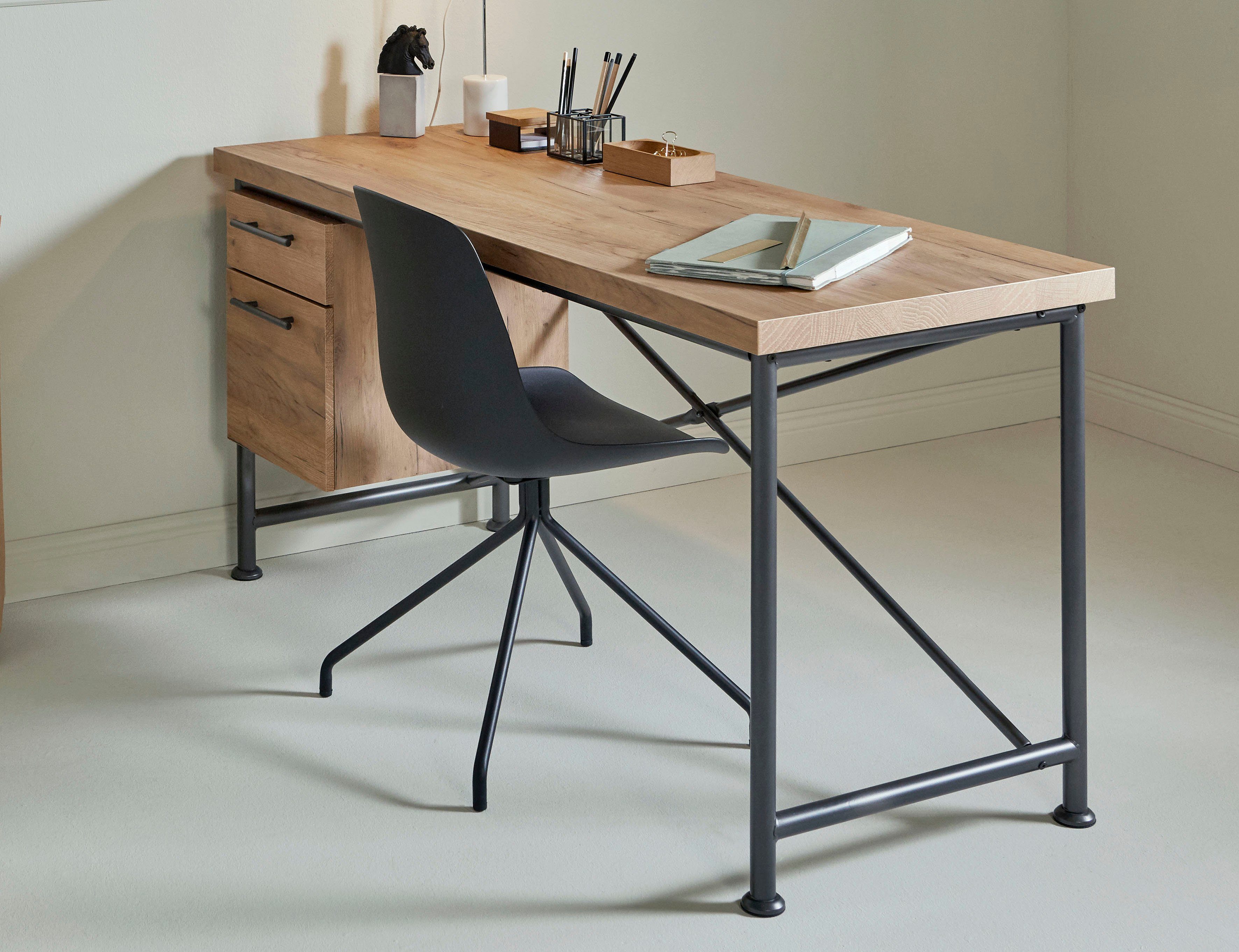 wechselseitig Jahnke Industrie-Design, CRAFT, montierbar im Schreibtisch Schreibtisch
