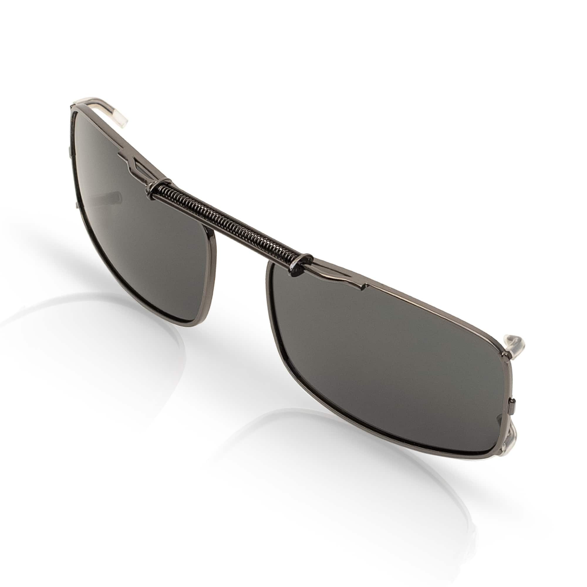 Sonnenbrille polarisierten On Linsen Clip (1-St) Eyewear Brillen Aufsatz Schwarz Polarisiert mit BEZLIT