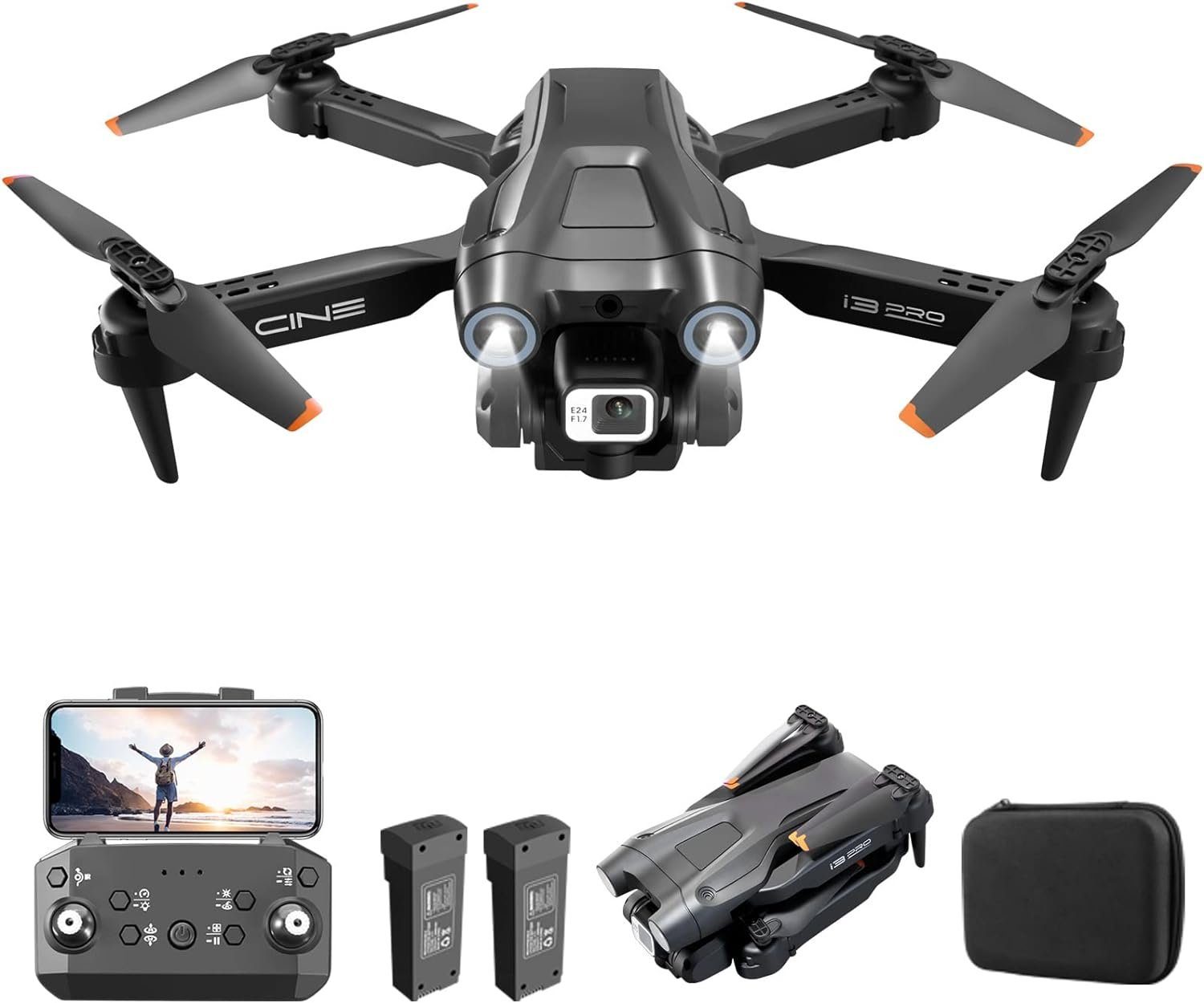 Mingfuxin Drohne (1280 x 720, Kamera RC Quadcopter WIFI FPV Live-Video Höhenhaltung Headless-Modus)