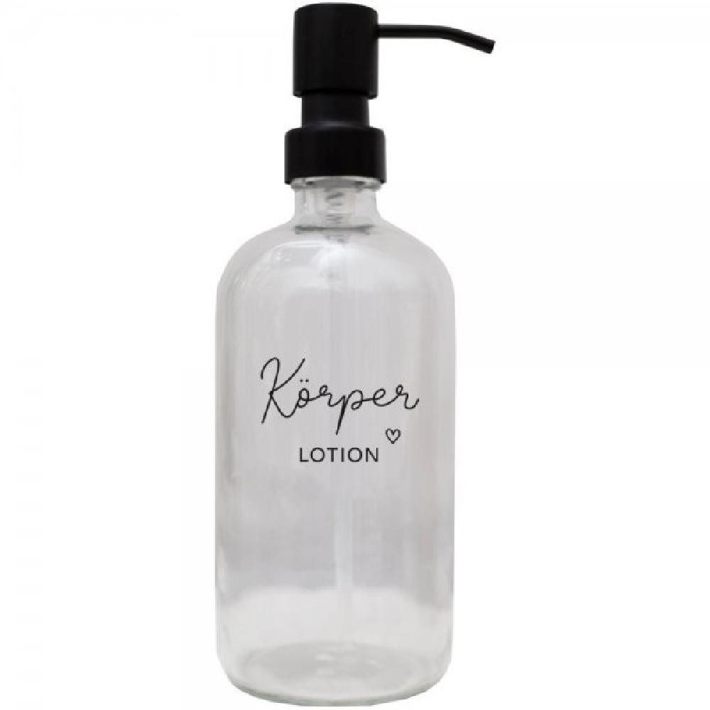 Eulenschnitt Seifenspender Seifenspender Transparent Körperlotion (22x7cm)