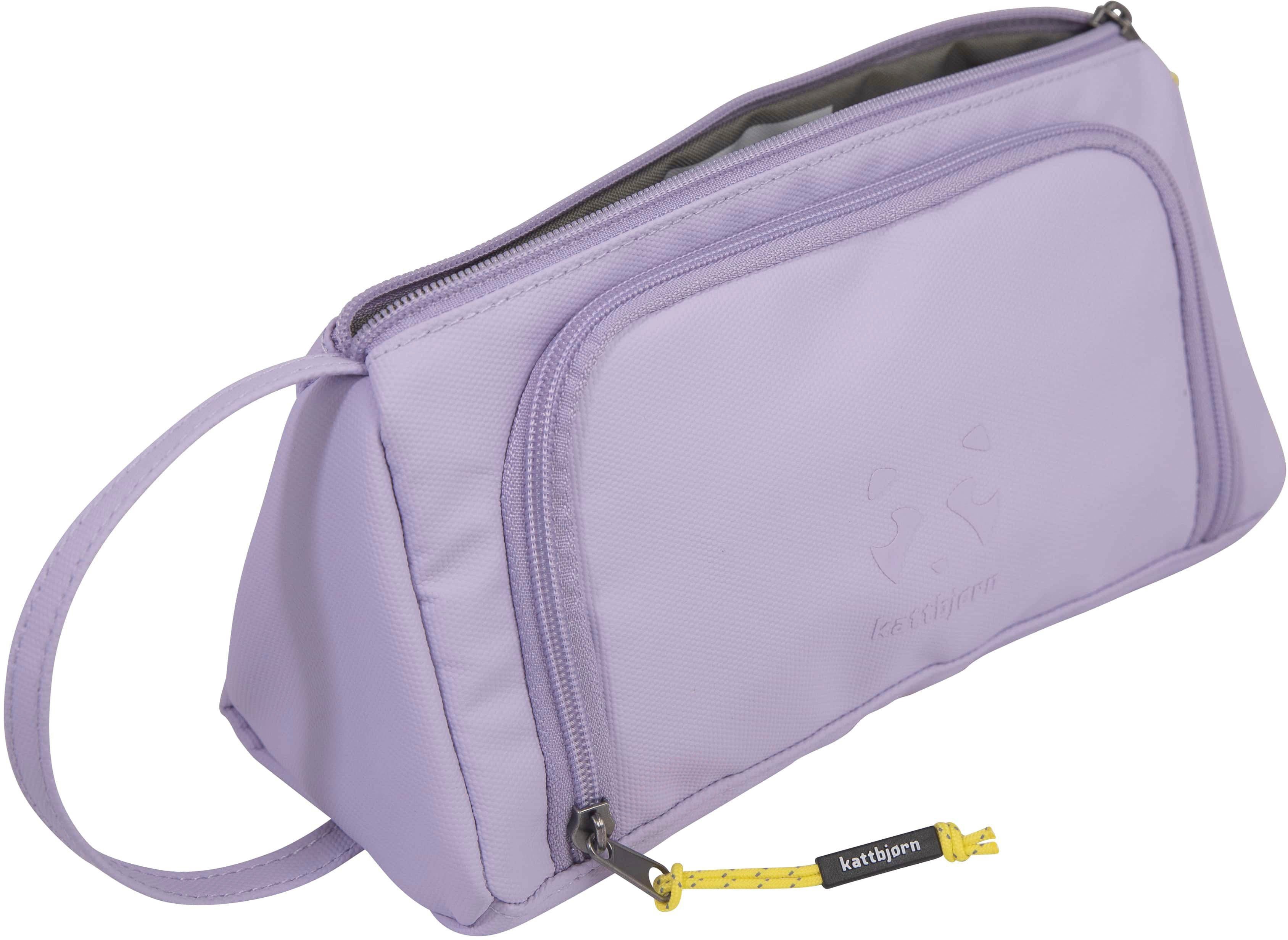 KATTBJØRN Federtasche Swag Bag, aus Purple und Außenstoffe Innen- recyceltem Power, PET alle