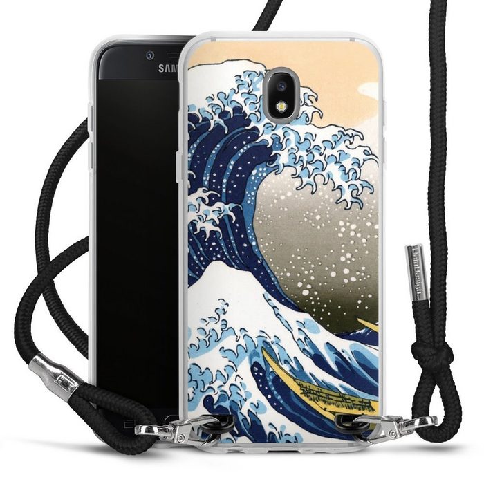 DeinDesign Handyhülle Katsushika Hokusai Die große Welle vor Kanagawa Kunst Samsung Galaxy J5 (2017) Handykette Hülle mit Band Case zum Umhängen