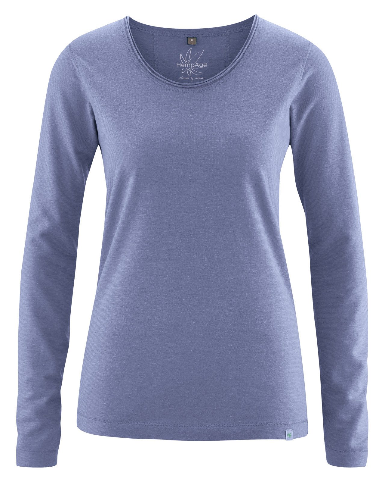 Langarmshirt Luftiges Langarmshirt Damen Hanf/Biobaumwolle Normal Fit