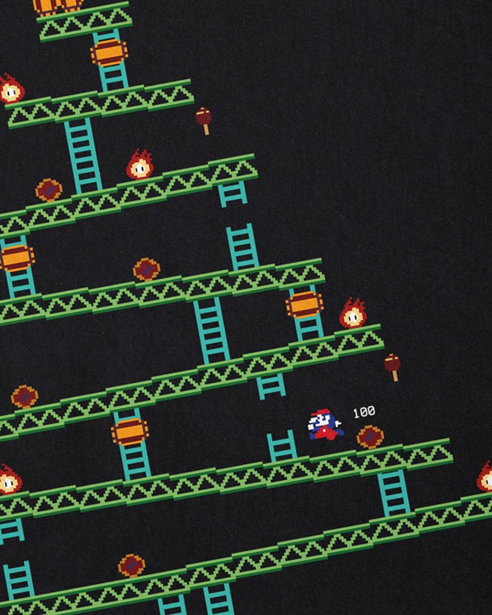 style3 T-Shirt Kong Weihnachten xmas weihnachtsbaum donkey gamer nintendo günstig online kaufen