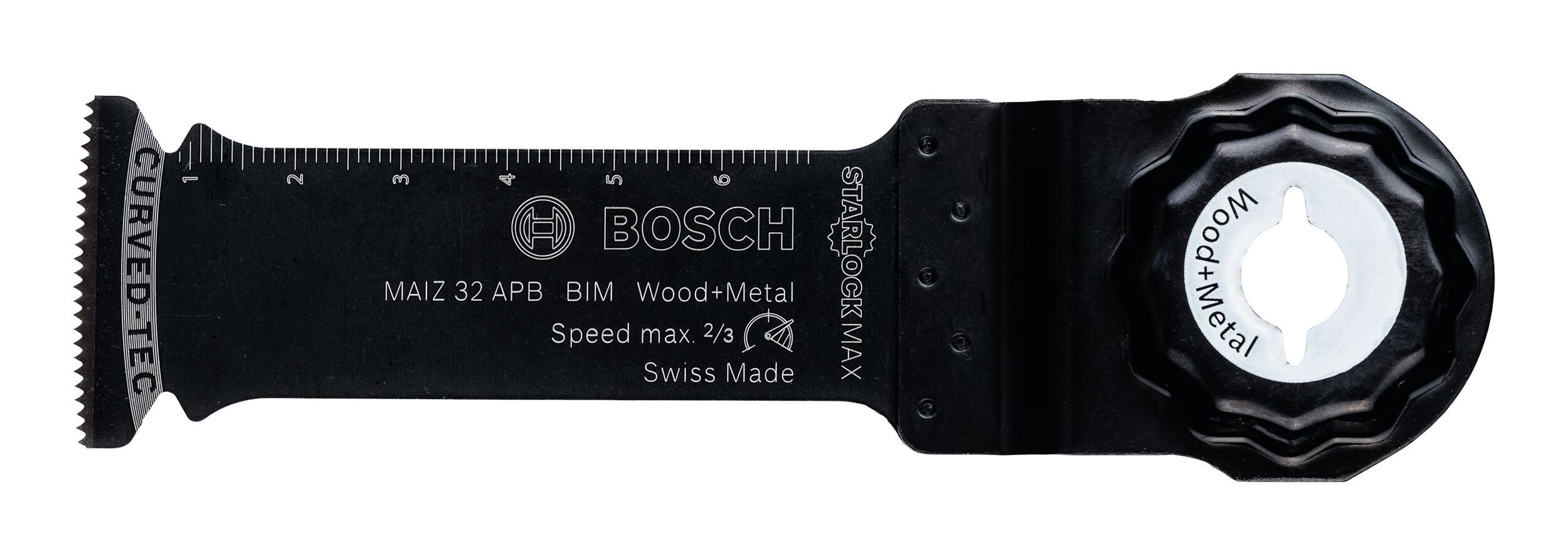 BOSCH Tauchsägeblatt (10 Stück), BIM MAIZ 32 APB Wood and Metal - 80 x 32 mm - 10er-Pack | Tauchsägeblätter