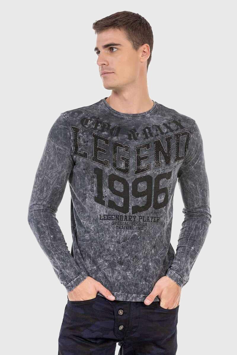 Cipo & Baxx T-Shirt Sweatshirts mit beidseitigem Print