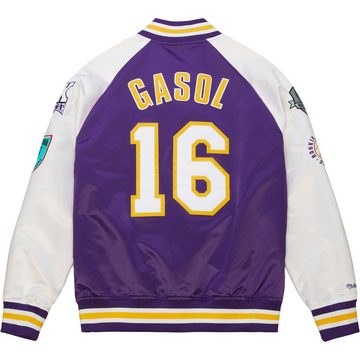 Mitchell & Ness Collegejacke Pau Gasol Los Angeles Lakers HOF Satin