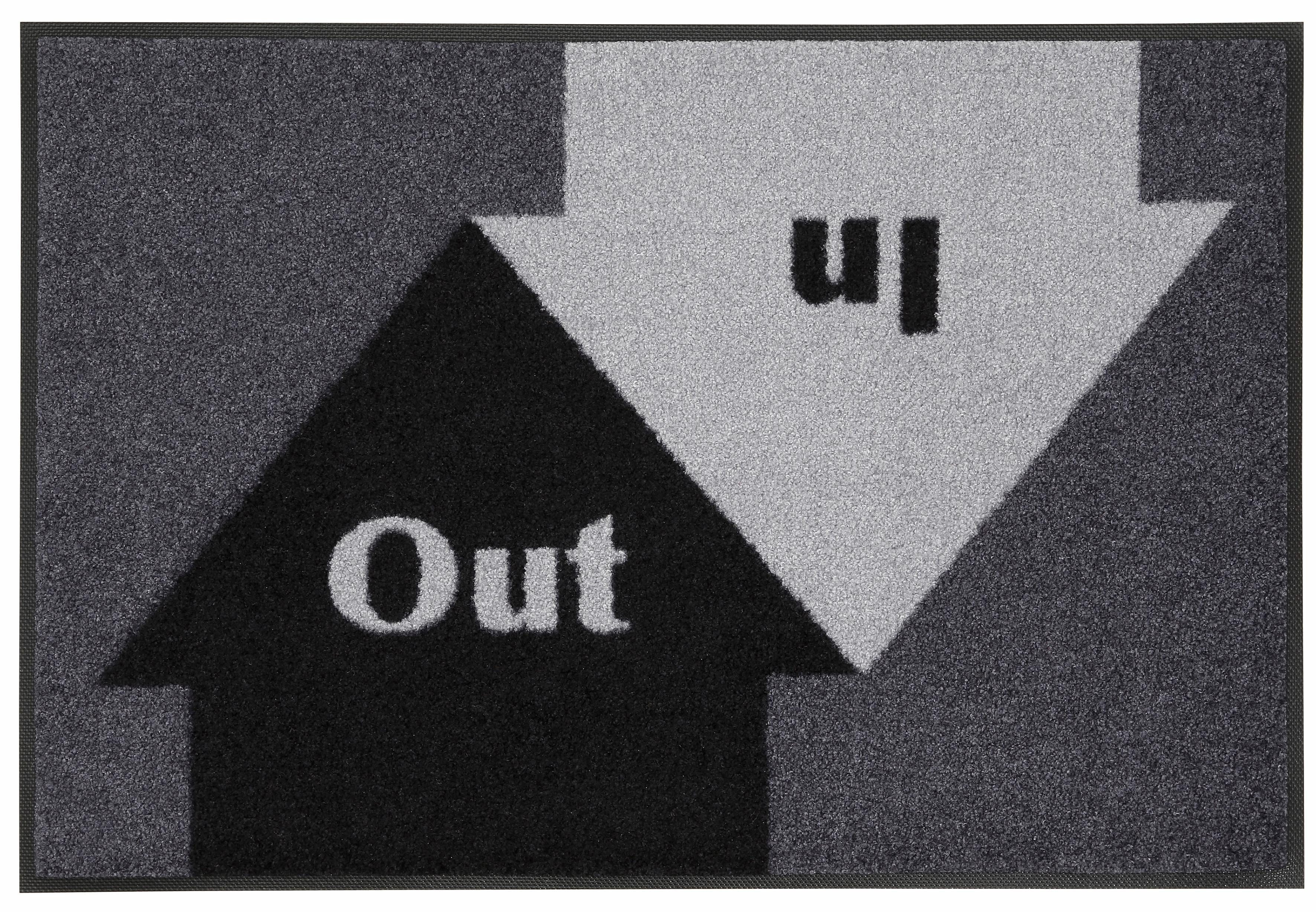 wash+dry by Kleen-Tex Fußmatte In & Out, rechteckig, Höhe: 9 mm, Schmutzfan günstig online kaufen