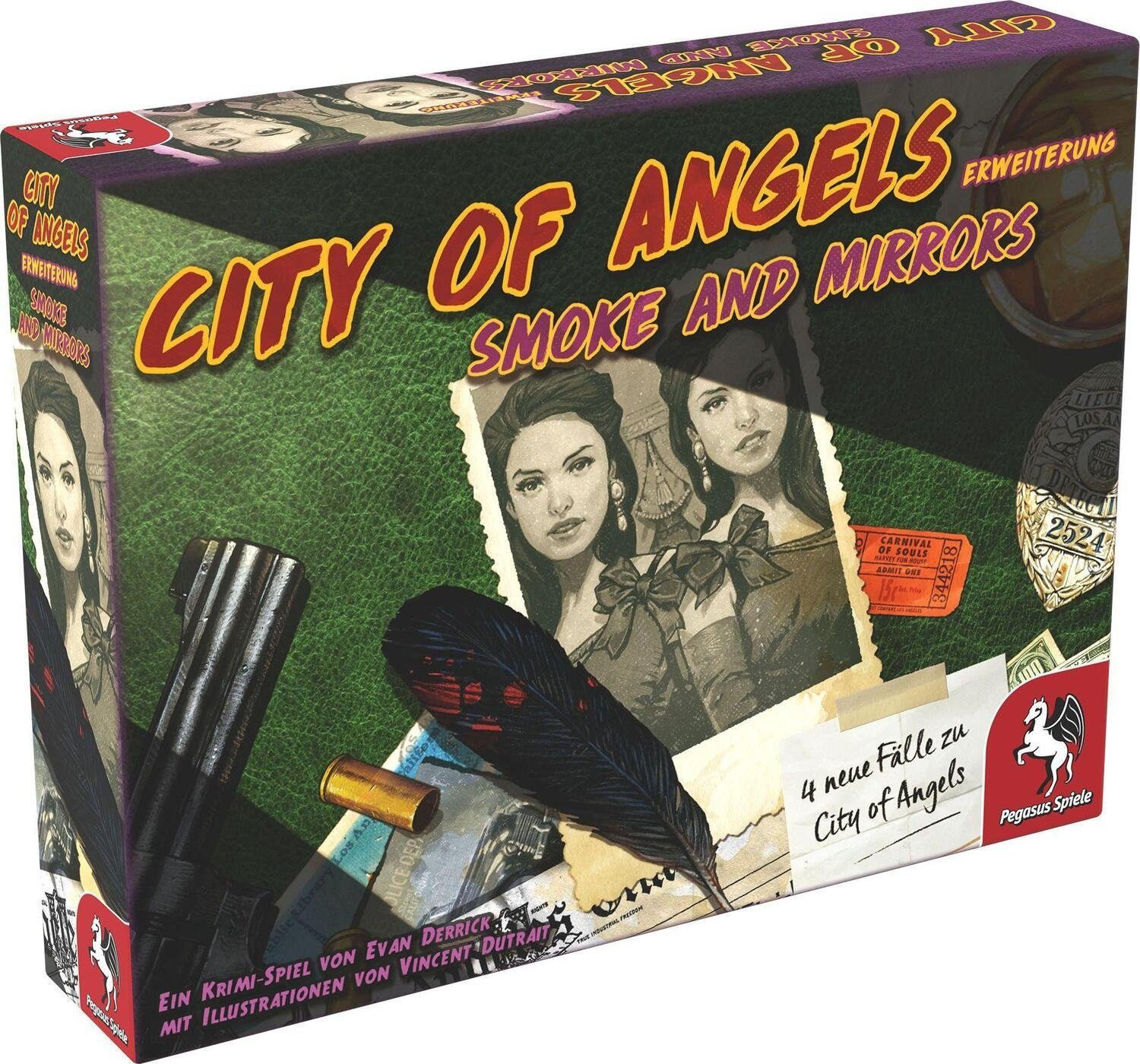 [Höchste Qualität haben!] Pegasus Spiele Spiel, City of Smoke Mirrors Angels: [Erweiterung] and