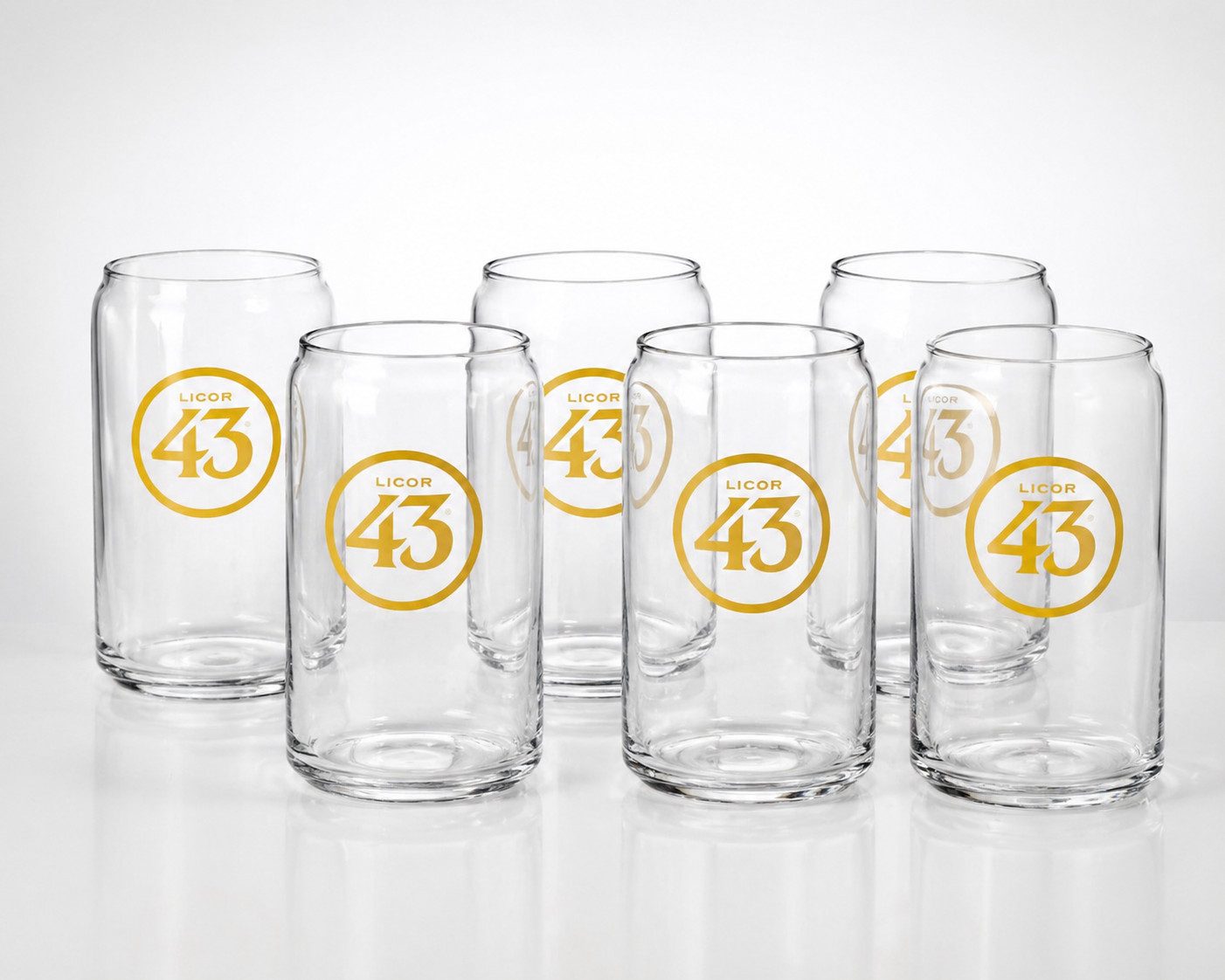 Mixcompany Glas Licor 43 6er Set Longdrink Glas Gläser Set - 6x Cocktail Glas mit Lo