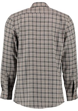 OS-Trachten Outdoorhemd Hutim Langarm Jagdhemd mit Hirsch-Stickerei auf der Brusttasche