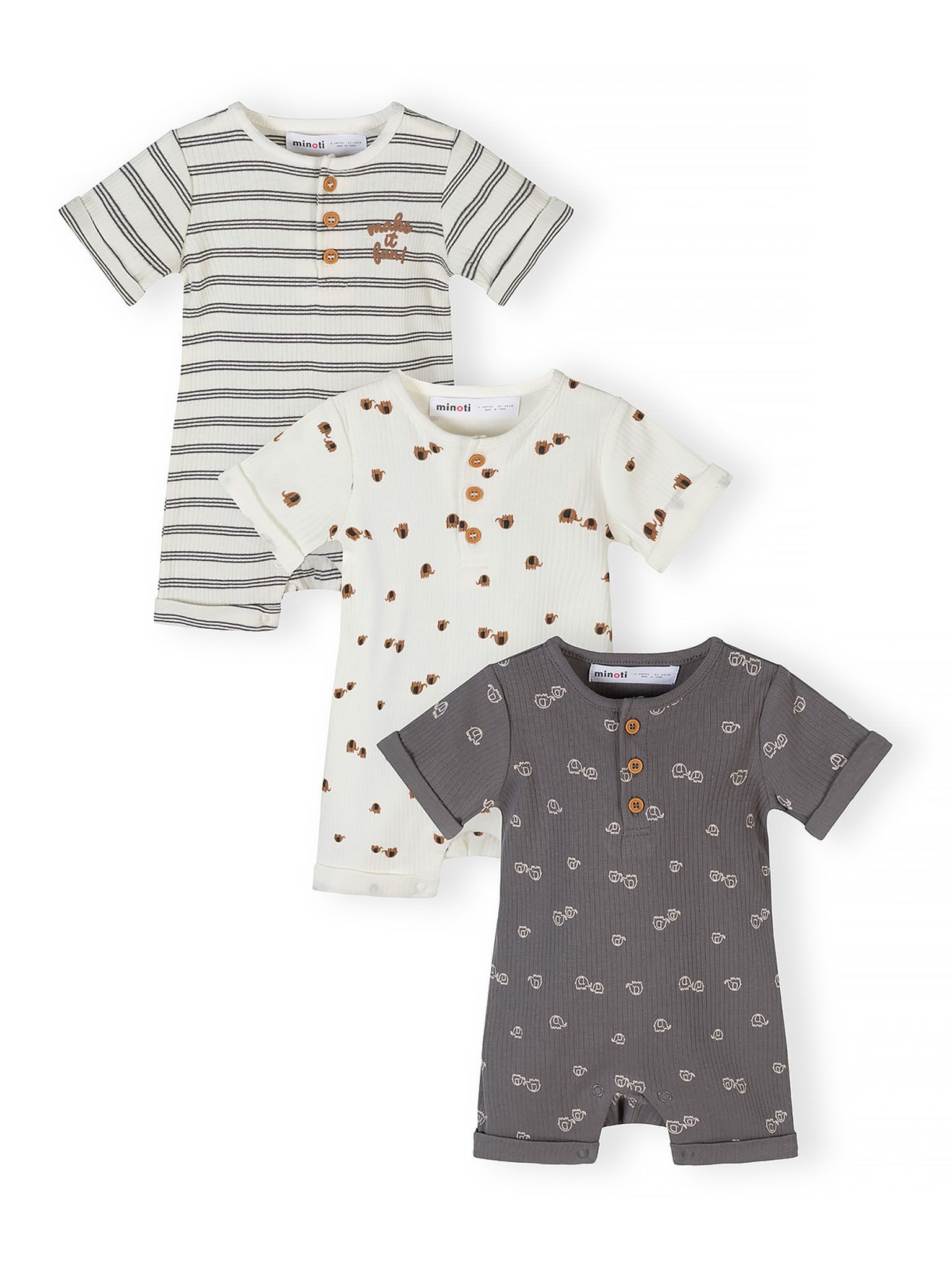 MINOTI Jumpsuit (3-er Pack)