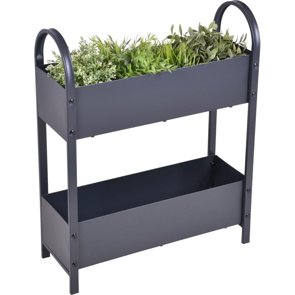 Garden Pleasure Kräuterbeet Etagen Hochbeet TULIPIA aus Metall in Anthrazit von Garden Pleasure