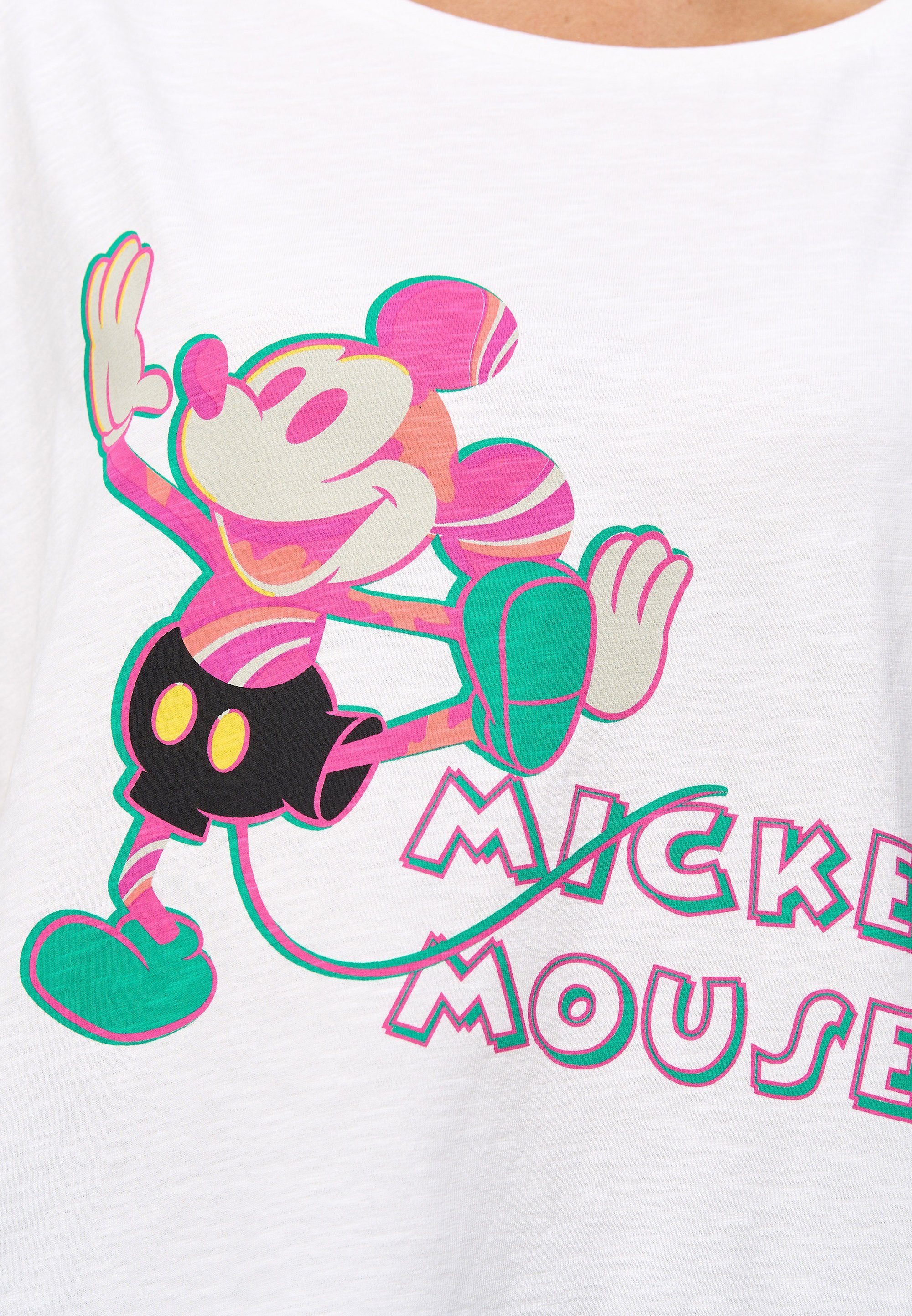 Pose T-Shirt Bio-Baumwolle Mouse Mickey Recovered Colourful GOTS zertifizierte