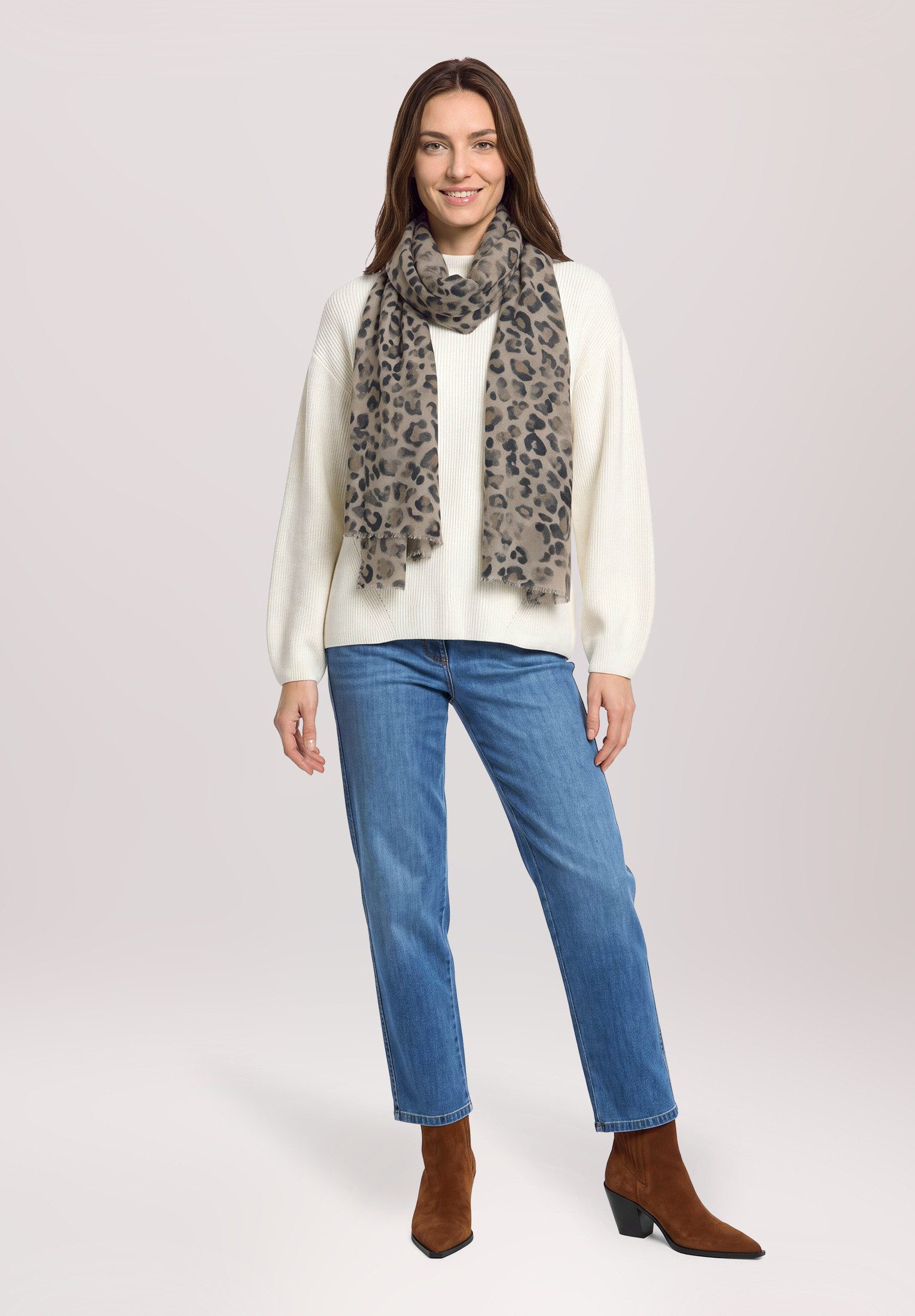 Betty Barclay Schal Damen mit Animalprint