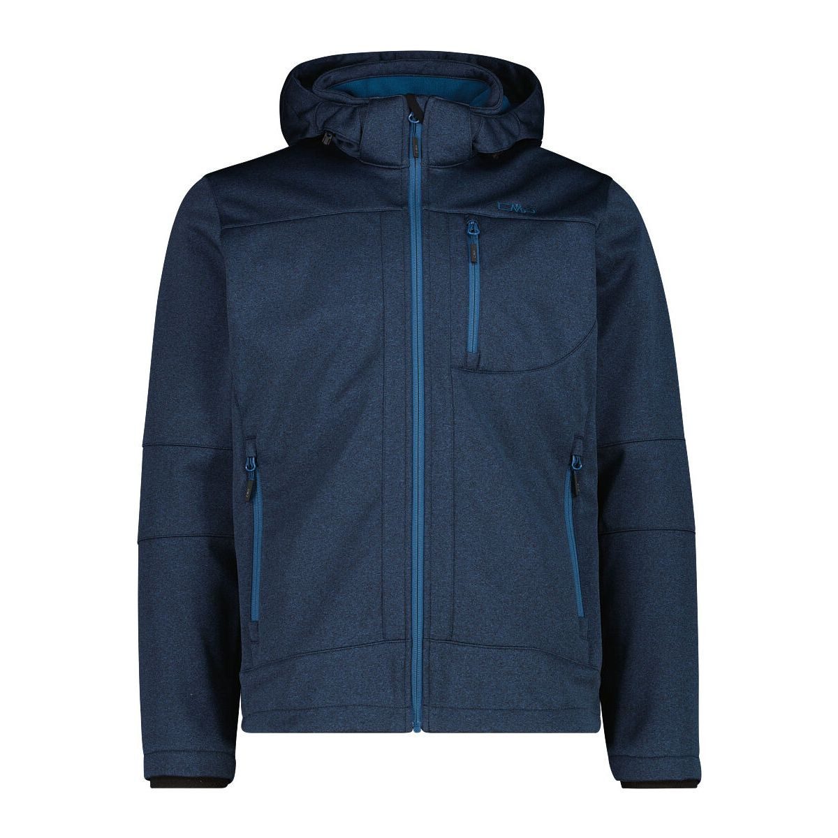 CMP Softshelljacke MAN Jacket Zip Hood Herren-Softshelljacke für Wanderungen mit abnehmbarer Kapuze