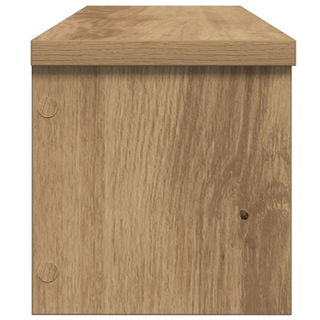 vidaXL Küchenregal Küchenregale Stapelbar 2 Stk. Artisan-Eiche 60x15x16 cm, 2-tlg. – Bild 5 von 5