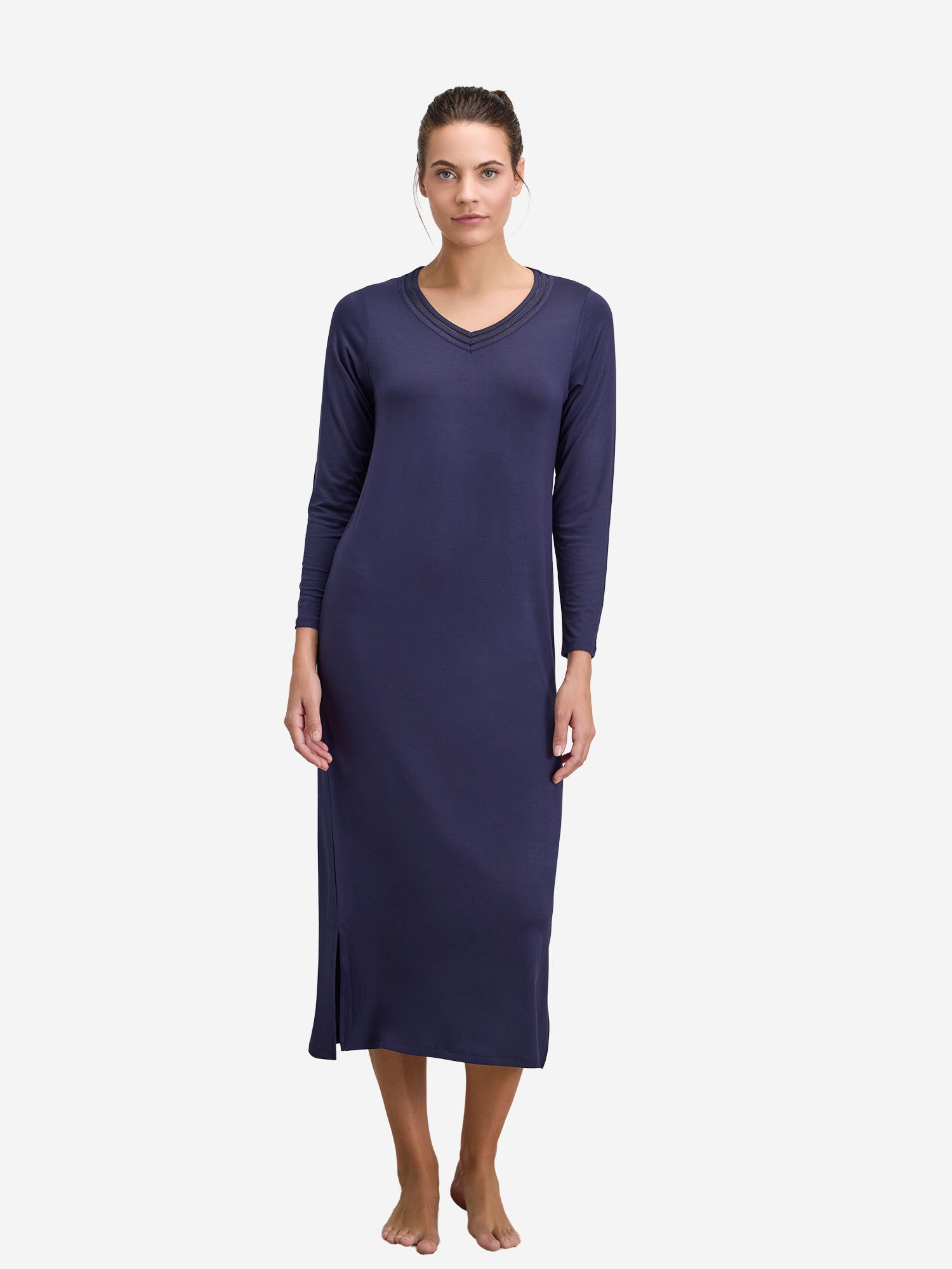 Goldenbay Nachthemd Plumeria Schlafkleid, Nachtkleid, Schlafhemd