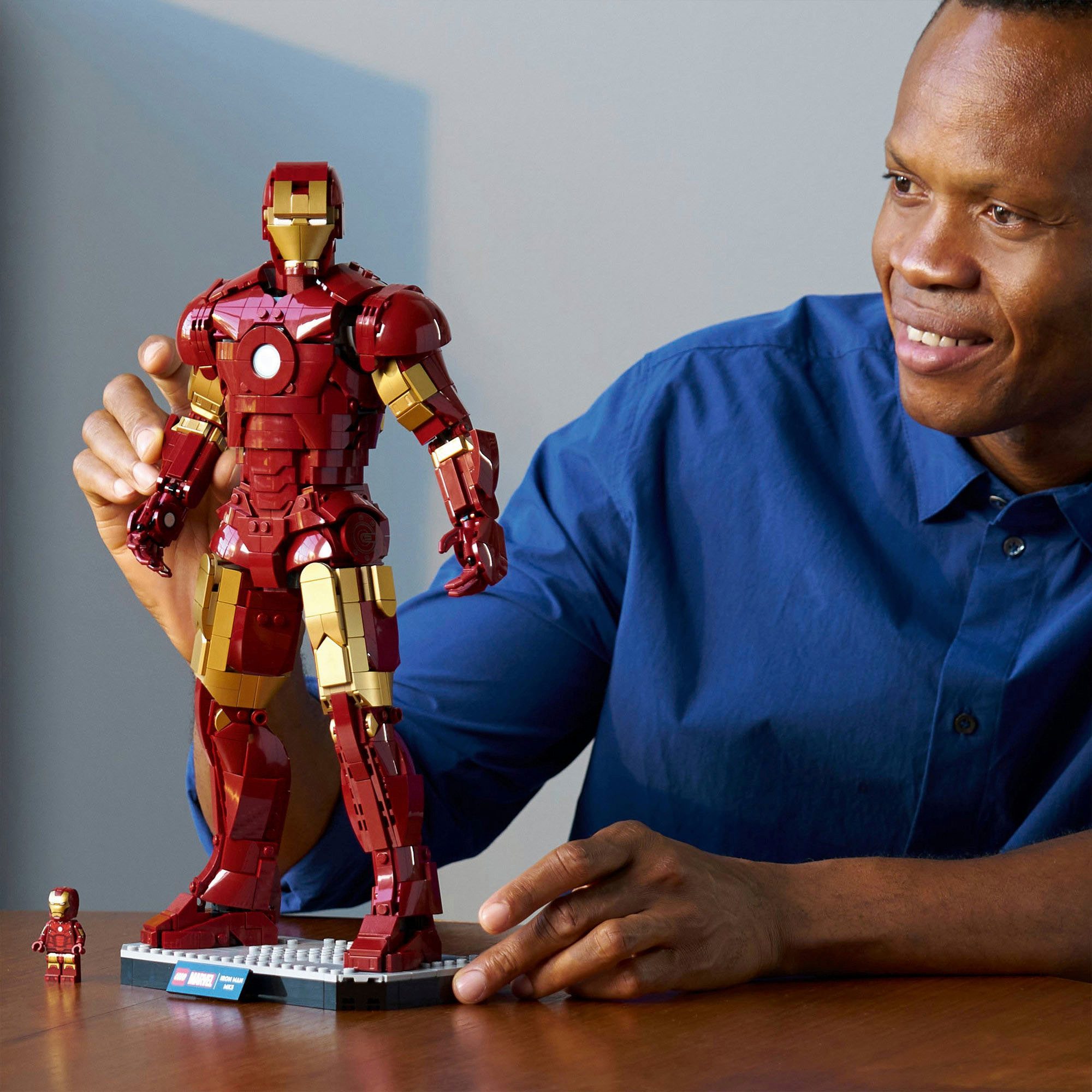 LEGO® Iron Man Mark 3 Sammleredition (76344), LEGO Super Heroes Konstruktionsspielsteine, (1297 St), Made in Europe