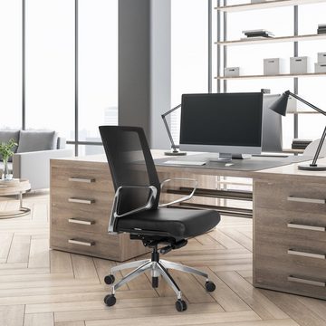 hjh OFFICE Drehstuhl Profi Bürostuhl PROVIDER NET Kunstleder (1 St), Schreibtischstuhl ergonomisch