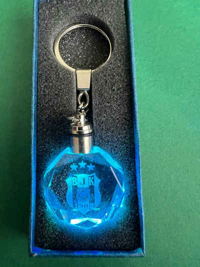 Stelby Schlüsselanhänger Besiktas LED Multicolor Schlüsselanhänger mit Geschenkbox