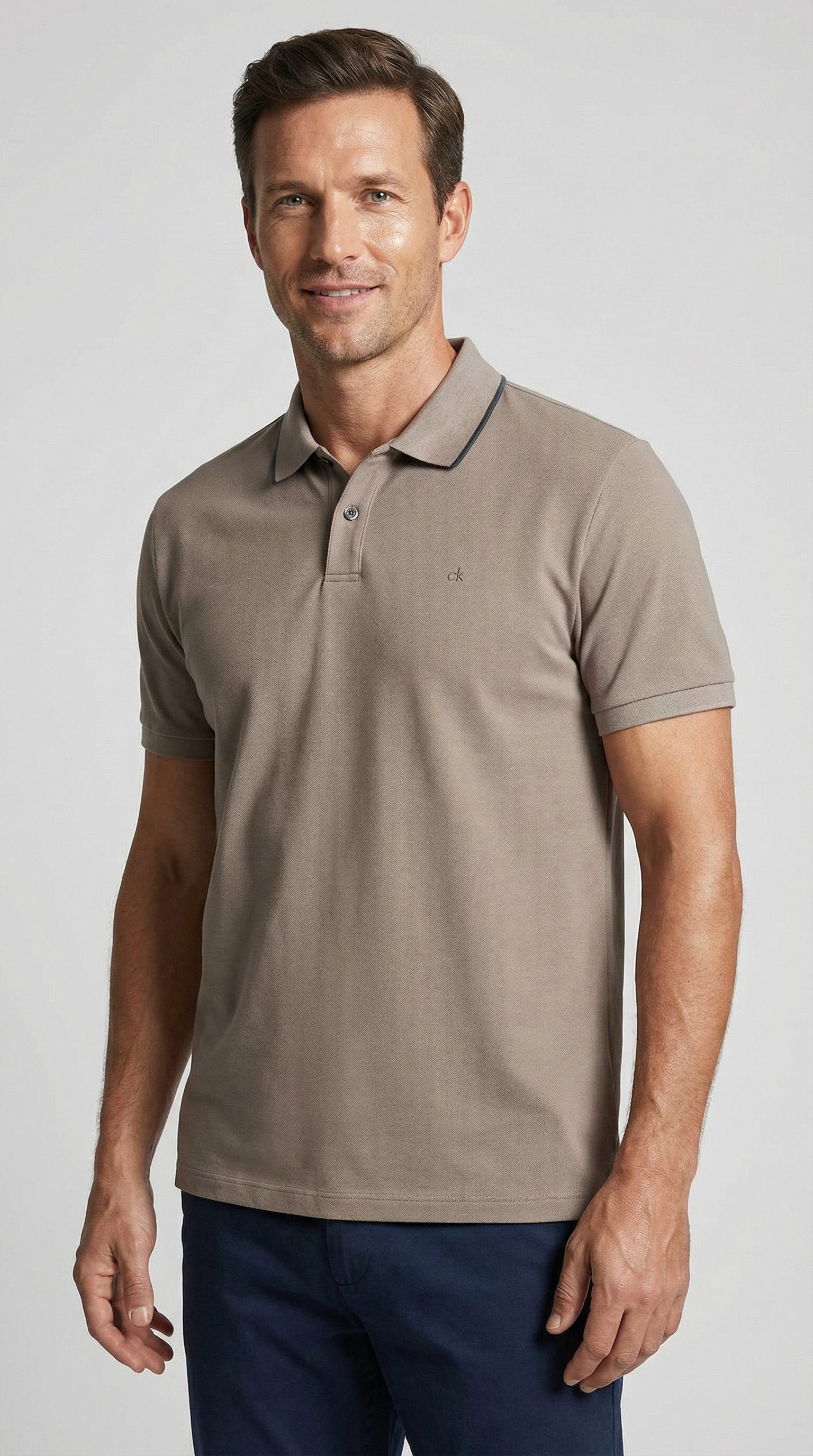 Calvin Klein Poloshirt SS RFND PQ TPPD CLSS Mit Rundhalsausschnitt günstig online kaufen