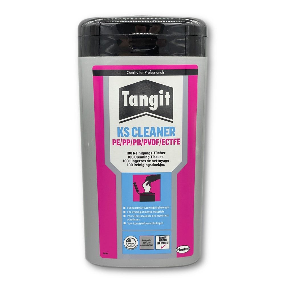 Tangit Tangit KS Cleaner Reinigungstücher 100 Stück Reinigungstücher (1-tlg., Entfernt Fett, Öl, Staub)