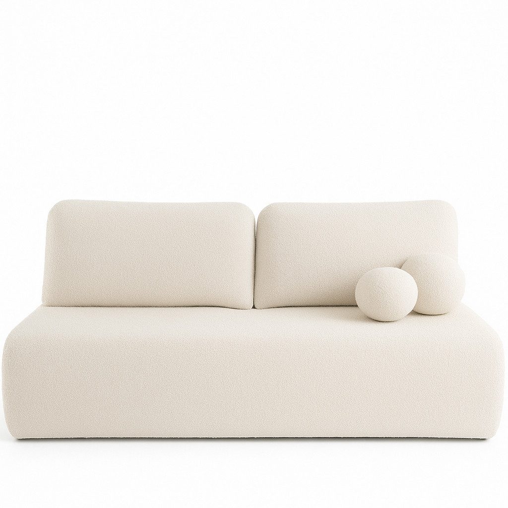 NEXT COLLECTION Sofa LILY, Lose Rückenkissen, dekorative kugelförmige Kisse günstig online kaufen