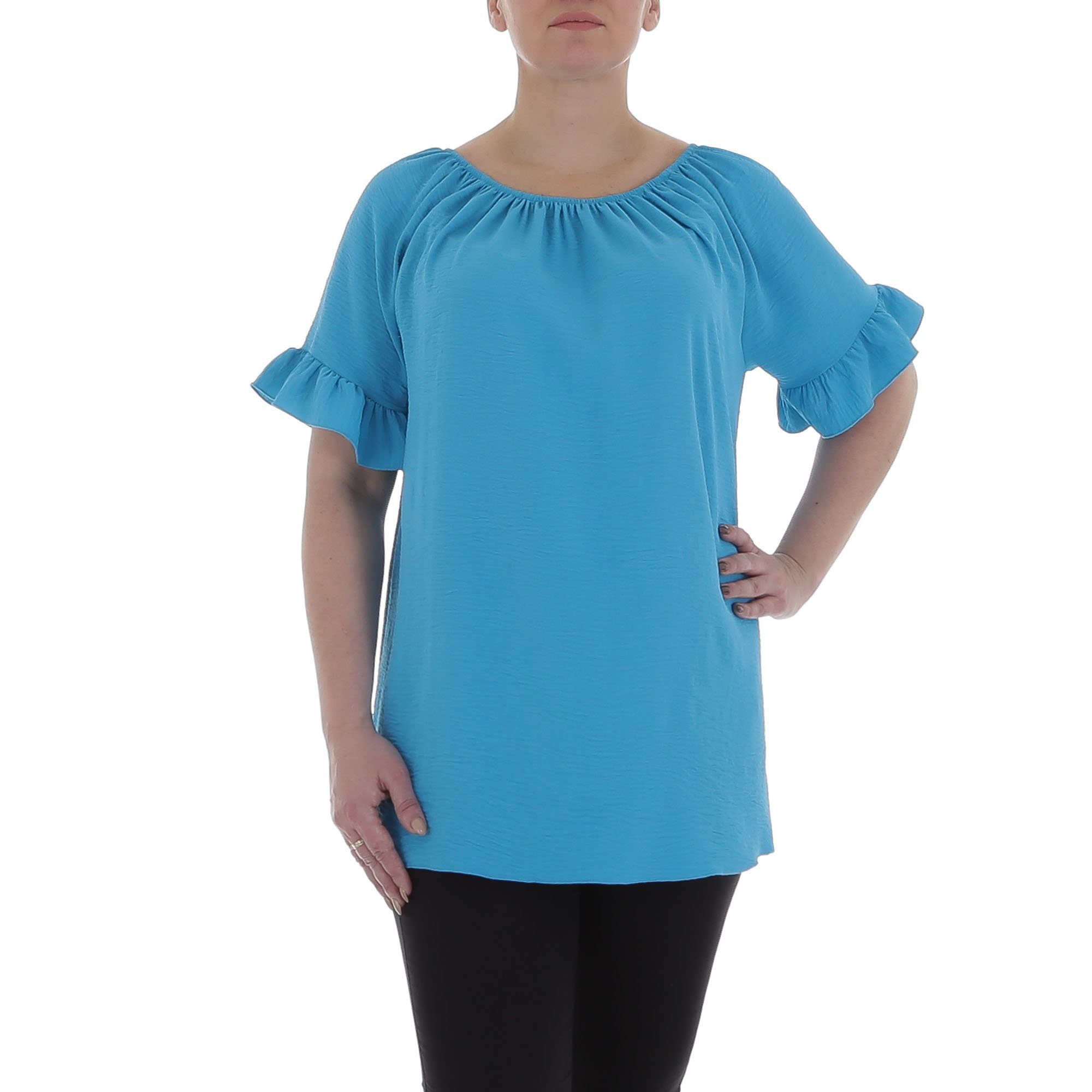 Ital-Design Kurzarmbluse Damen Elegant (85915857) Bluse günstig online kaufen