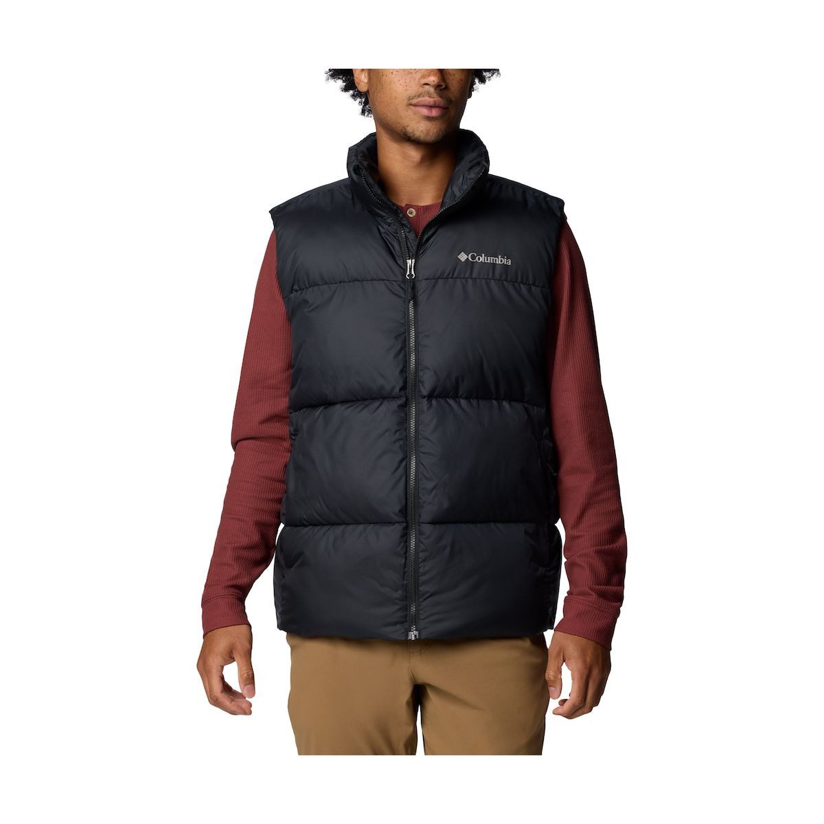 Columbia Funktionsweste Puffect III Vest Hochwertige, wasserabweisende Herren-Weste mit recycelter Isolierung