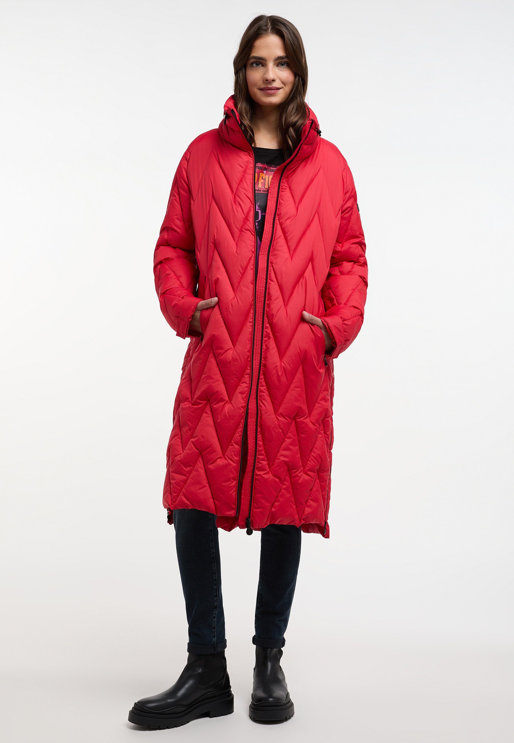 Frieda & Freddies NY Langmantel Thermolite Coat, Long Island 3 mit