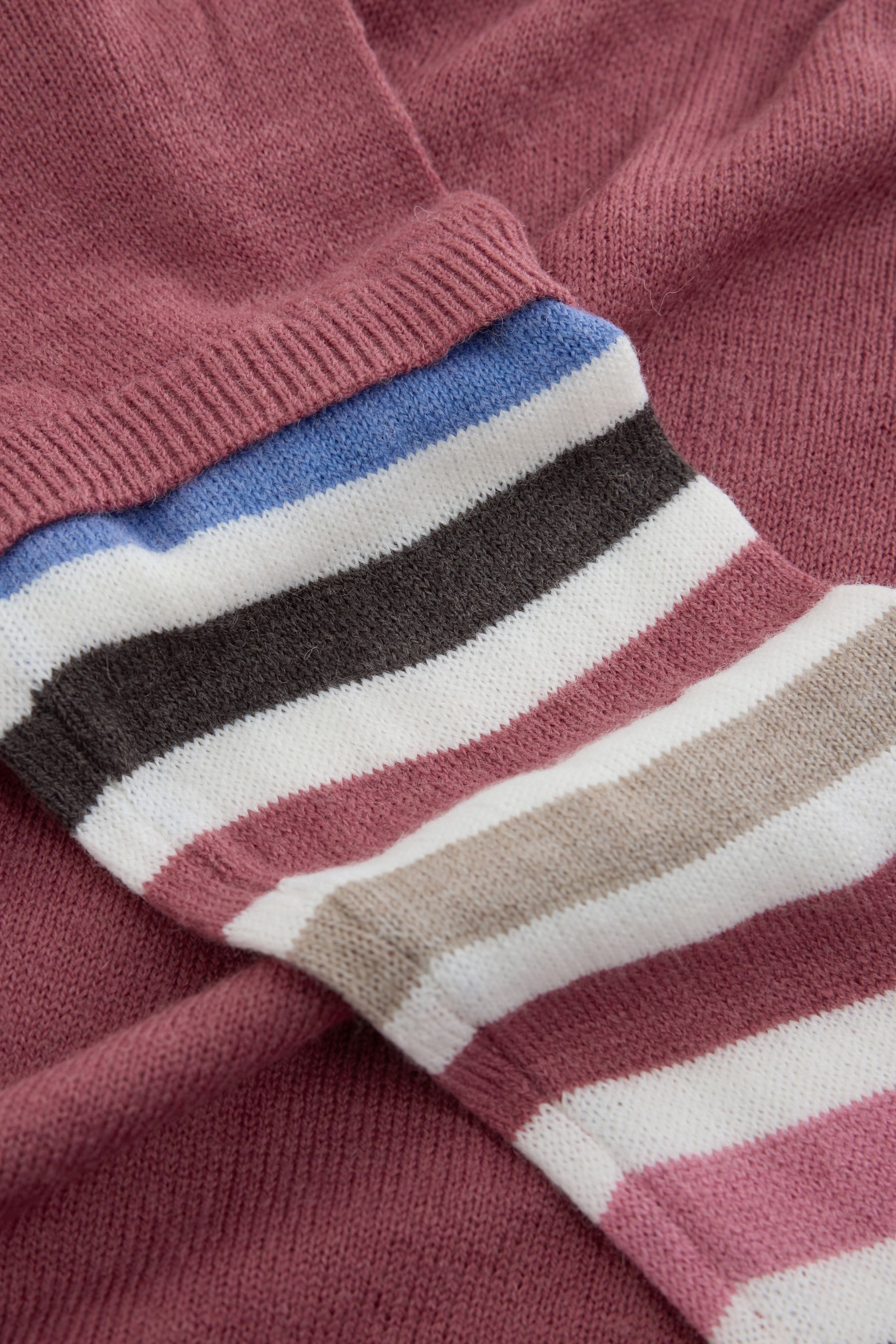 Next Strickpullover Langarmshirt im Lagen-Look und Strickoptik (1-tlg)