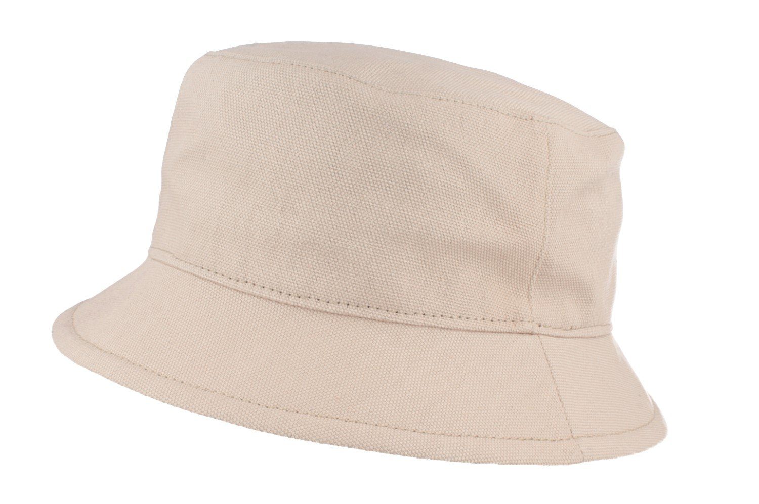 Bullani Fischerhut Herren rollbar Bucket-Hat/ Baumwolle aus Deutschland 220 beige