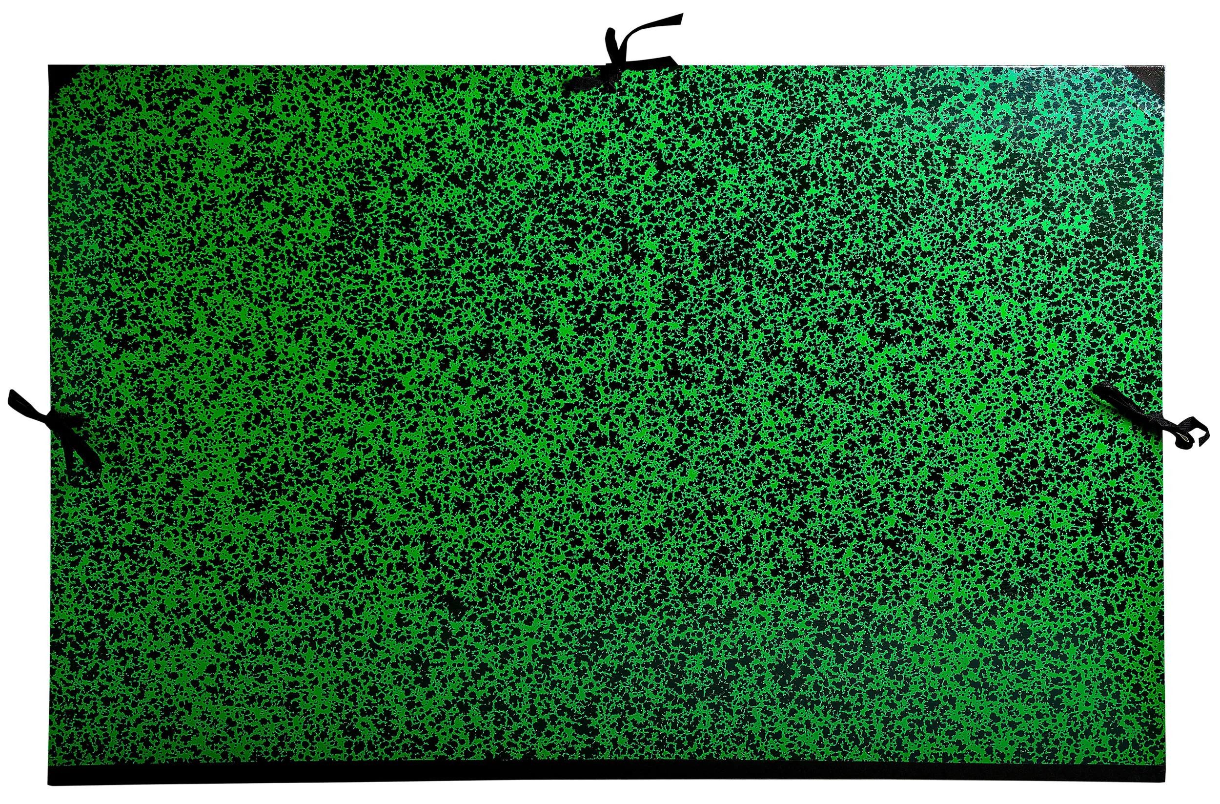 Schreibmappe 5x Zeichenmappe + Stoffband A1 Annonay, 67x94cm, Grün, 533200E