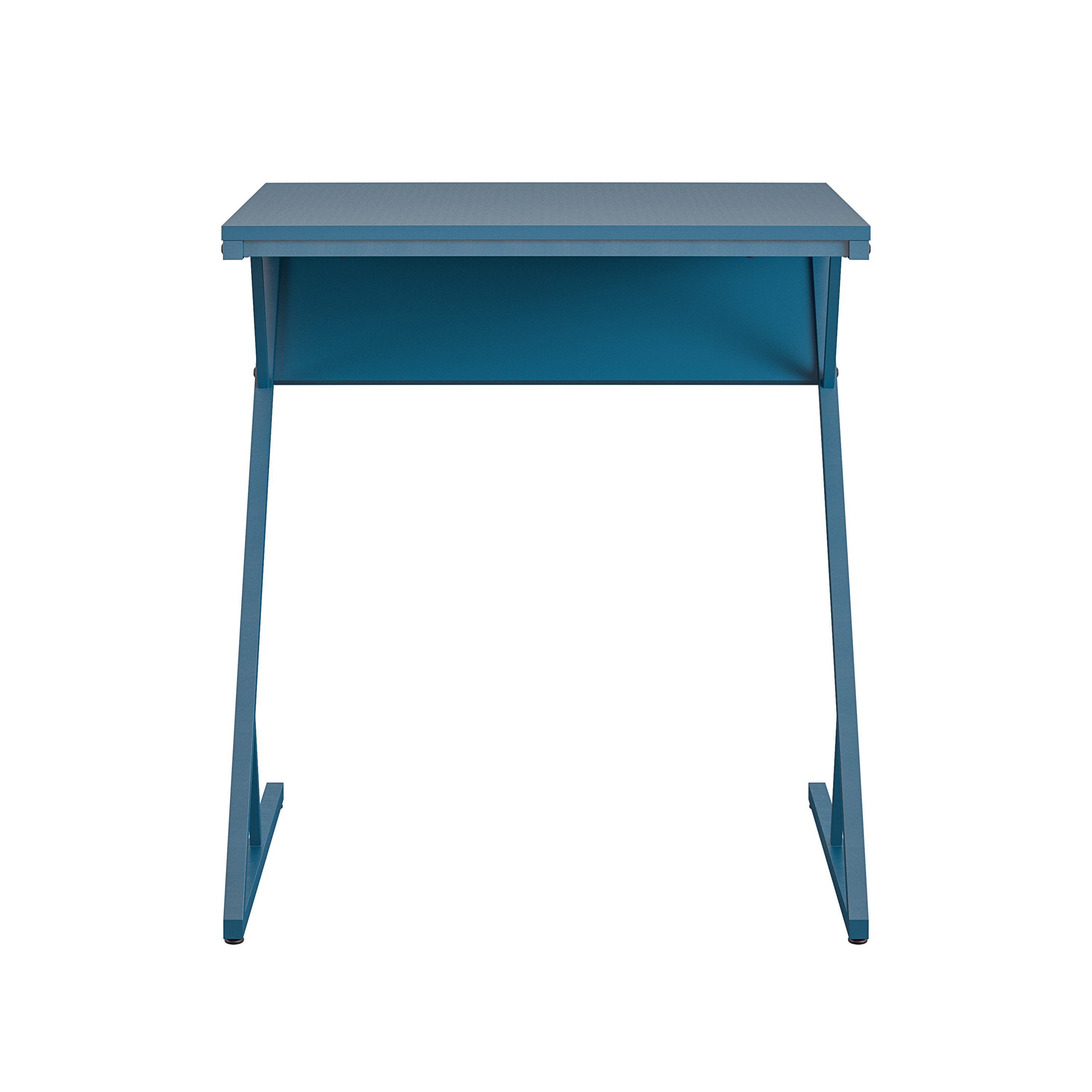 loft24 Schreibtisch Regal - Arbeitstisch Bürotisch Computertisch PC Tisch Schreibpult, Laptoptisch mit Metallgestell Breite 64 cm – Bild 2 von 5
