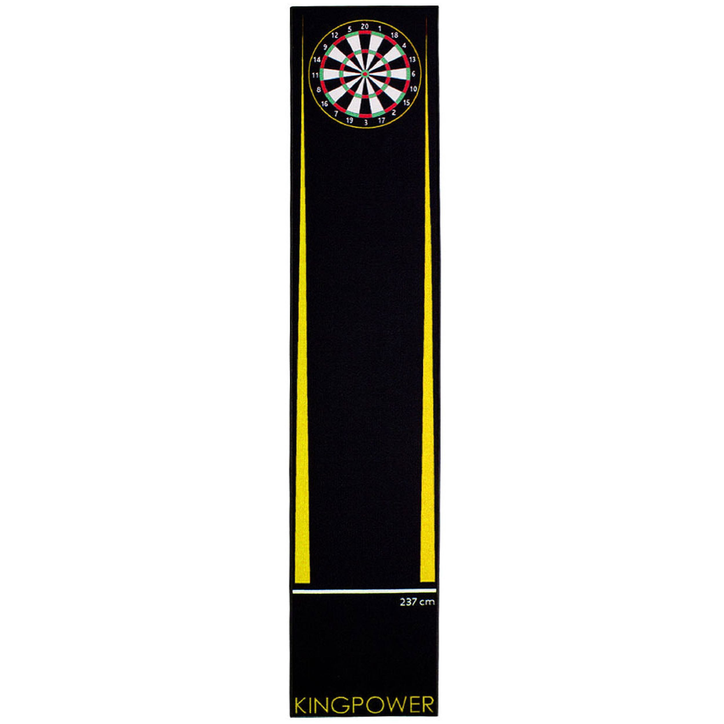 Dartmatte Darts Turnier Matte Dartteppich Dart Matte Dartmatte 290 x 60 cm Gelb