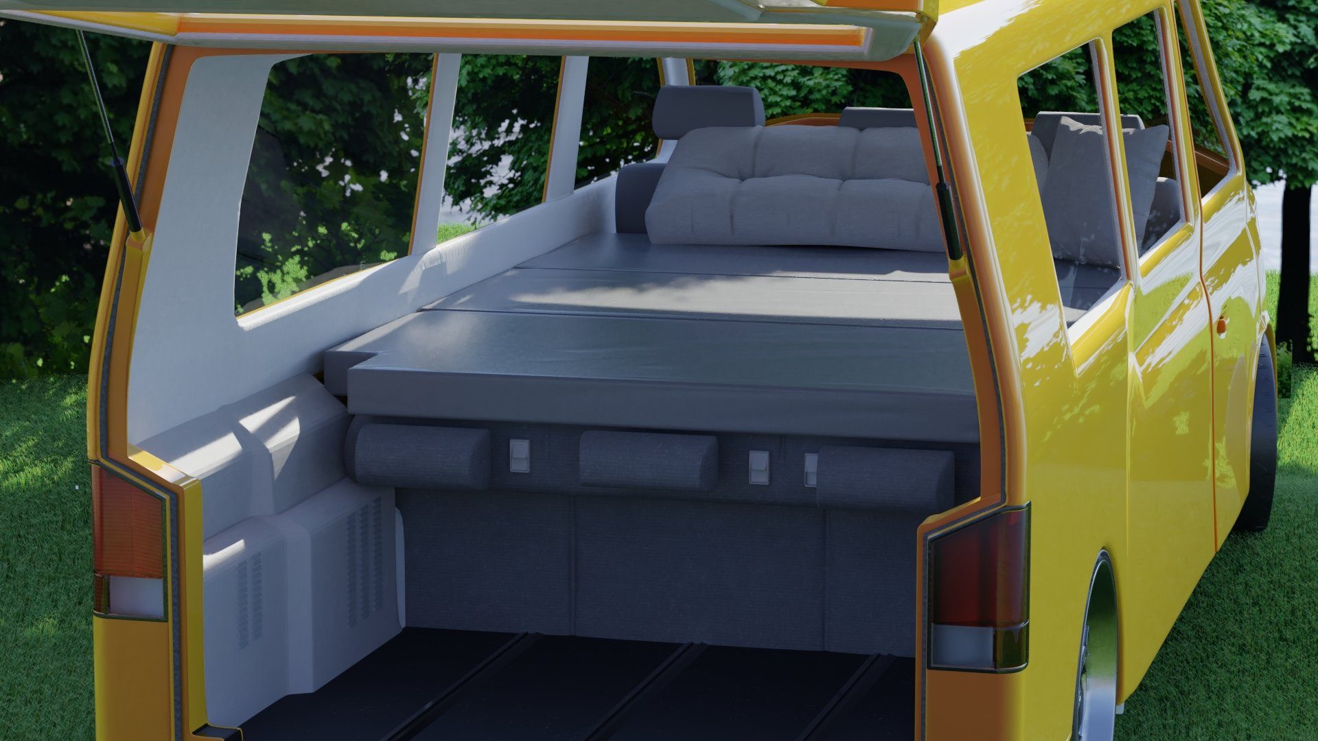 Kaltschaummatratze Autobett Schlafauflage VW, T4, T5, günstig online kaufen