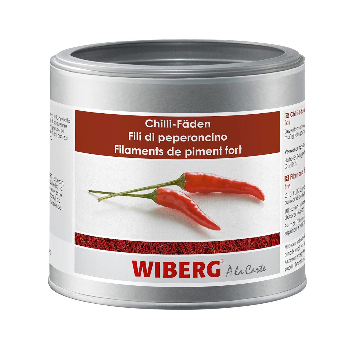WIBERG Gewürz, Wiberg Chili Fäden fein dezente Schärfe zum würzigen Dekorieren 45g