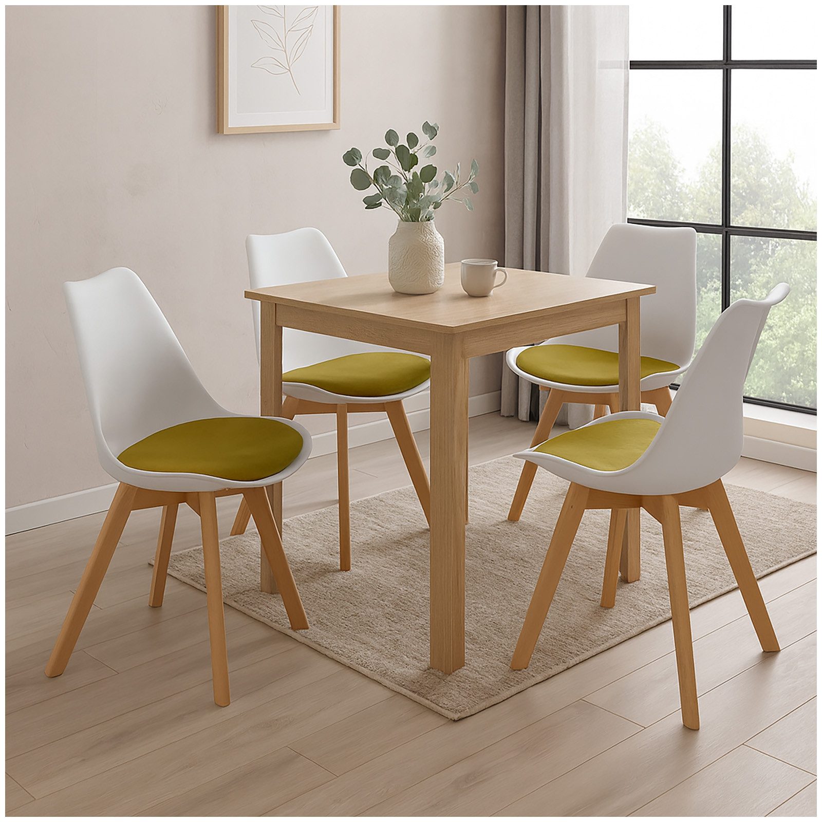 HTI-Living 4-Fußstuhl 4er Set Stühle Atlanta (Set, 4 St), Küchenstuhl Kunst günstig online kaufen